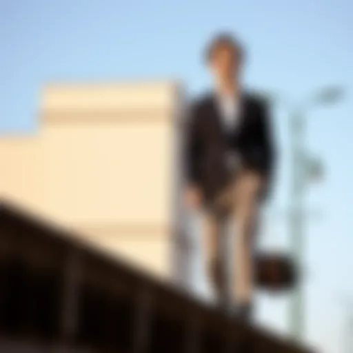 Elegant plaid chino pants styled with a casual blazer