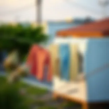 Materials used in portable laundry solutions