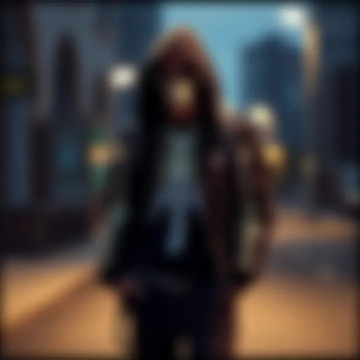 Layering Techniques with Skeleton Hoodies Layered outfit featuring a skeleton hoodie and accessories