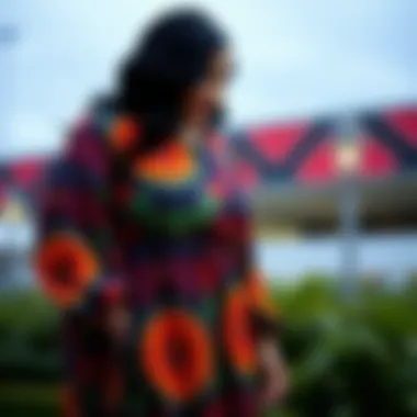 Stylish Plus Size Dress with Vibrant Patterns Stylish plus size dress with vibrant patterns