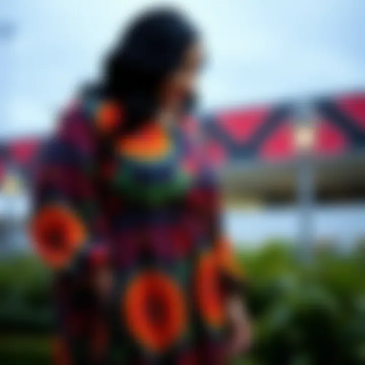 Stylish Plus Size Dress with Vibrant Patterns Stylish plus size dress with vibrant patterns