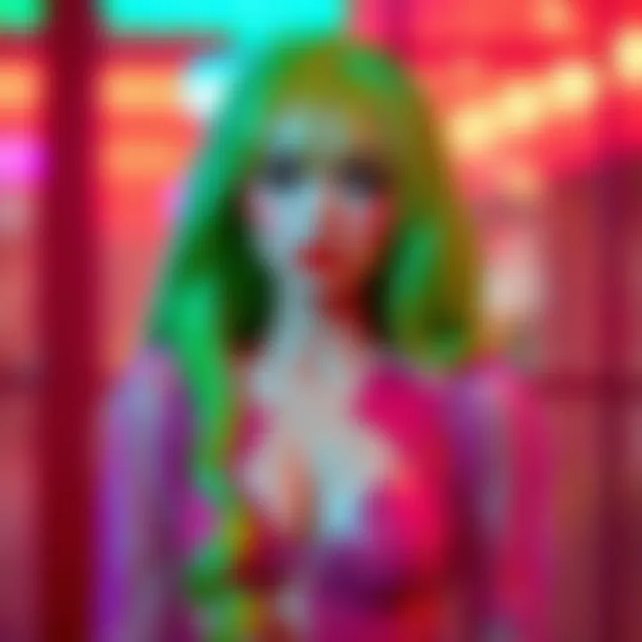 A modern take on see-thru babydolls featuring vibrant colors and unique patterns