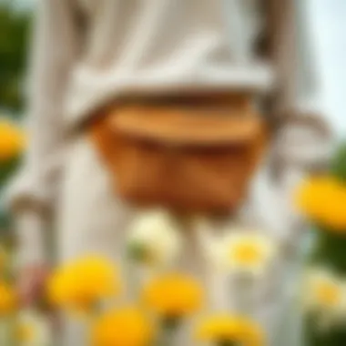 Eco-friendly tiny waist bags made from sustainable materials