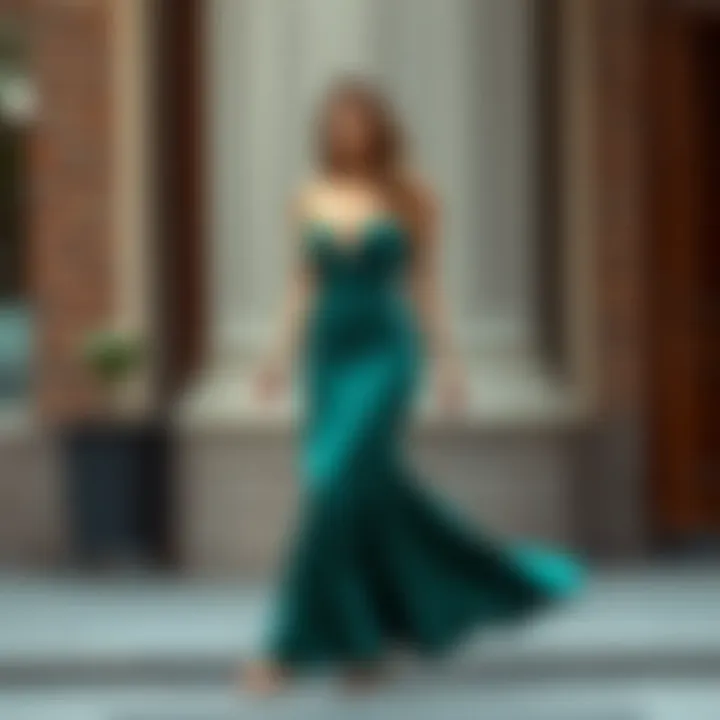 Contemporary styling options for mermaid dresses