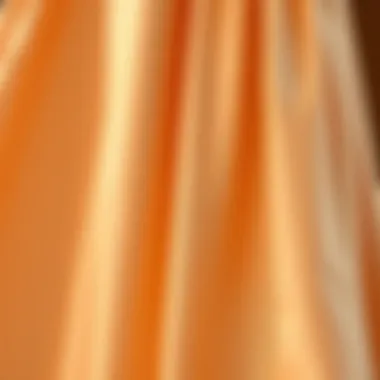 Textural Details of Maxi Skirt Fabric Close-up of fabric texture of a maxi skirt set