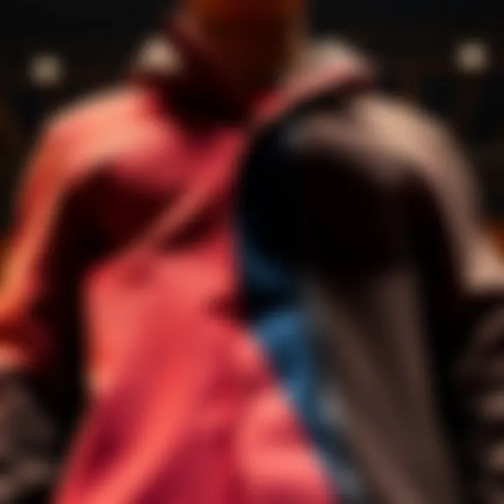 Textural Variety and Color Dynamics of the Parasuit Material textures and color palette of the parasuit jumpsuit