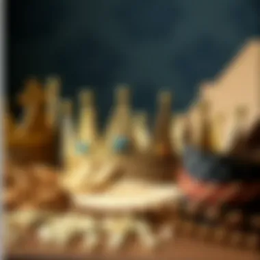 Various materials used for birthday crowns