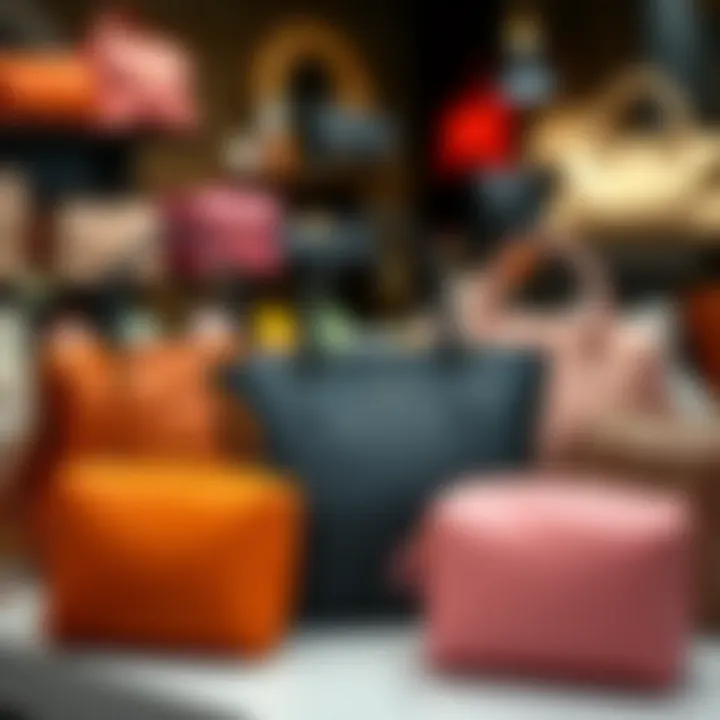 Stylish Designs of Top Handle Cosmetic Bags Stylish top handle cosmetic bags displayed in various colors and designs.