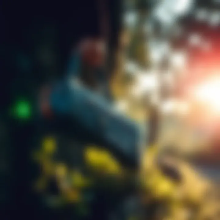 Rock Bros bag in an outdoor setting, highlighting functionality