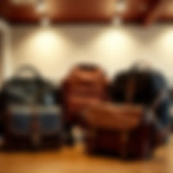 Variety of Rock Bros bags showcasing different styles