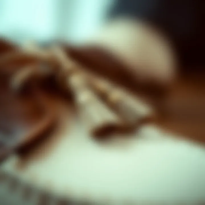 Close-up of the intricate tassel detail on boat shoes