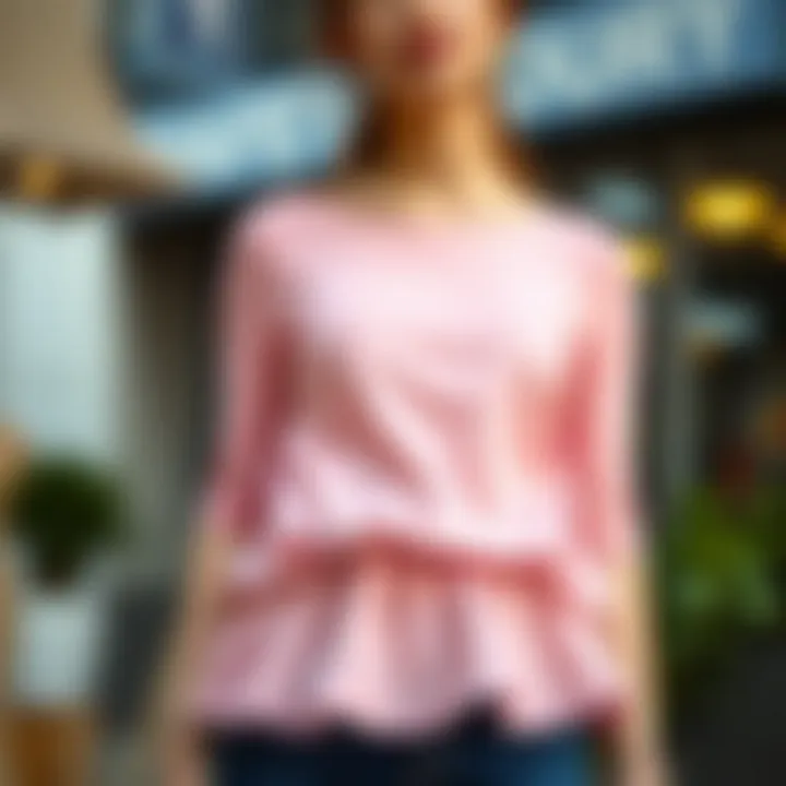 Illustration of sustainable fashion influences related to nursing tops