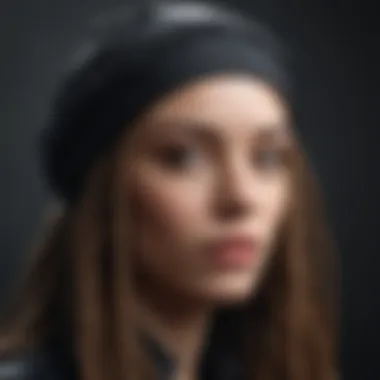 Close-up of materials used in crafting bonnets for dreadlocks