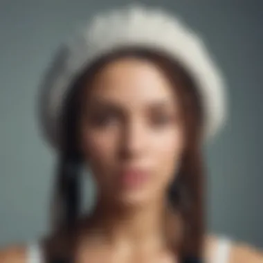 Expression of Personal Style Individual expressing personal style with a bonnet for dreadlocks