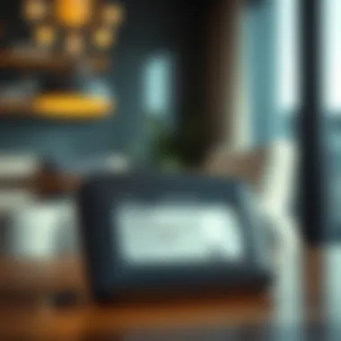 Integration of Style and Modern Living Zipper wallet displayed in a modern lifestyle setting