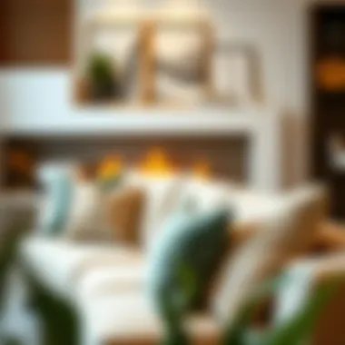 30x30 couch pillows enhancing a modern interior design