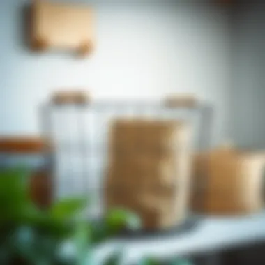 Wire basket showcasing versatile storage options