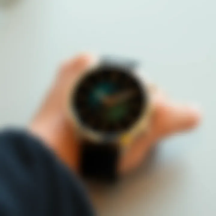 Fashionable Smart Watch Design Elegant smart watch showcasing a blend of technology and fashion