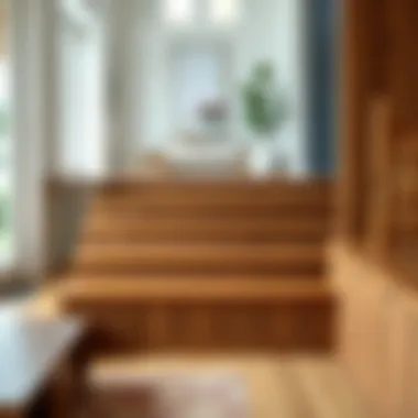 Diverse Styles of Wood Risers in Home Design Various styles of wood risers displayed in a modern home