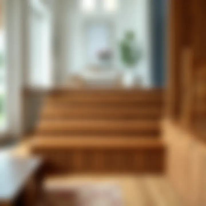 Diverse Styles of Wood Risers in Home Design Various styles of wood risers displayed in a modern home