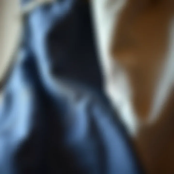 Close-up of fabric textures highlighting quality and choice