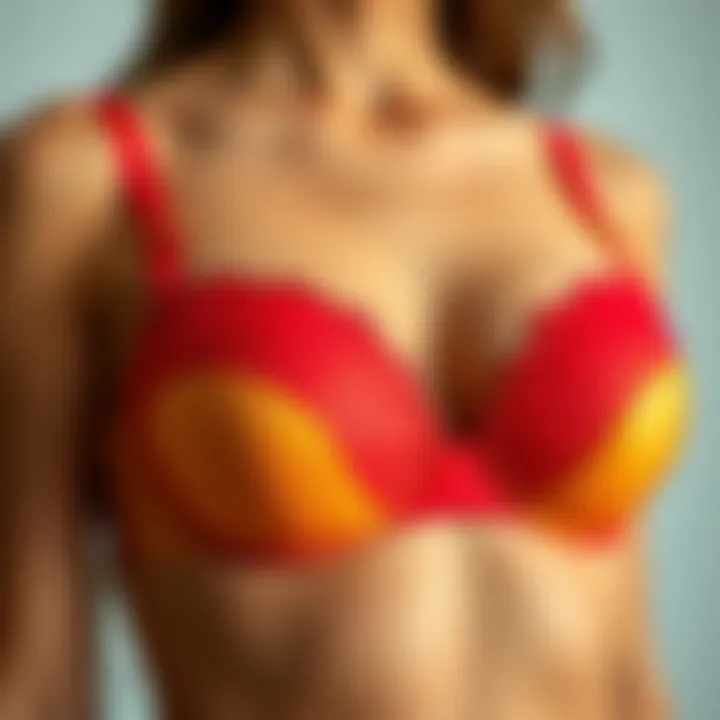 Vibrant Elegance: Front Closure Wireless Push Up Bra Elegant front closure wireless push up bra showcased in vibrant colors