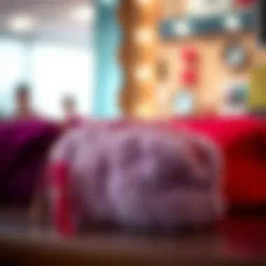 Color psychology in fuzzy makeup bags