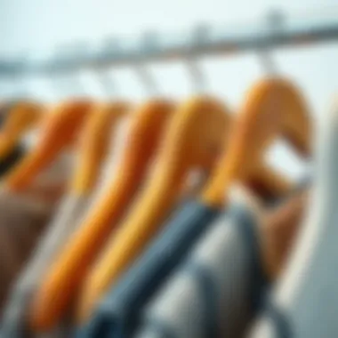 A collection of versatile hangers in various materials