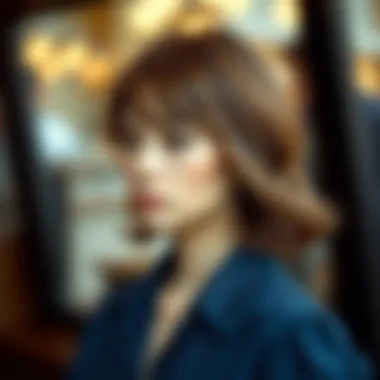 A stylish wig worn over an HD wig cap showcasing comfort and elegance