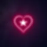 A creative representation of the Heart Moon Star logo against a celestial backdrop