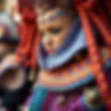 Detailed Klee costume showcasing vibrant colors and intricate patterns