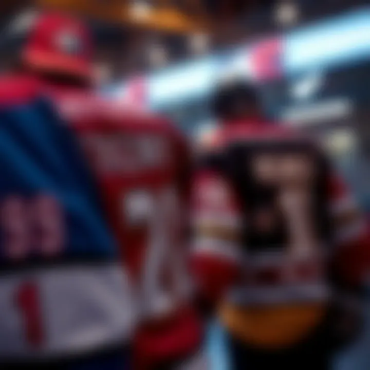 Vibrant colors and designs of Letterkenny hockey jerseys