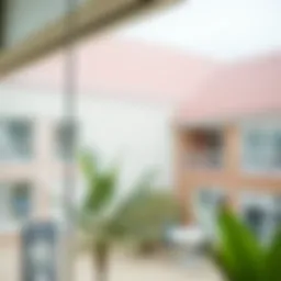 Close-up view of light blocking window cling installed on a glass window