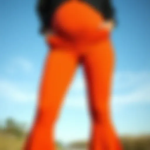 Stylish maternity flare yoga pants showcasing comfort and versatility.