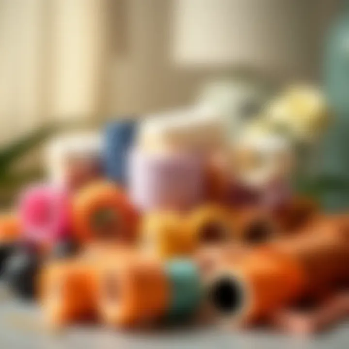 Elegant display of various overnight hair rollers