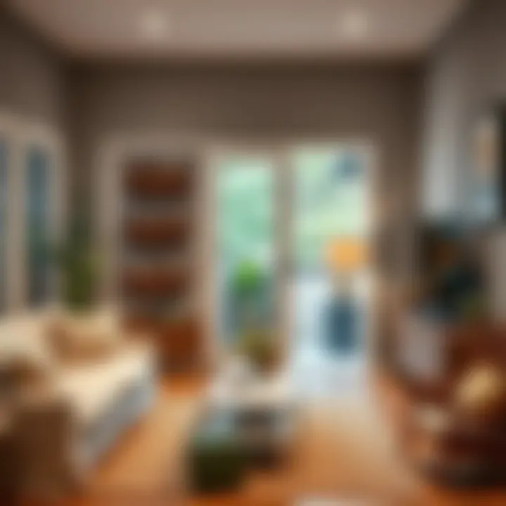 Innovative Use in Living Room Innovative use of organizer baskets in a modern living room