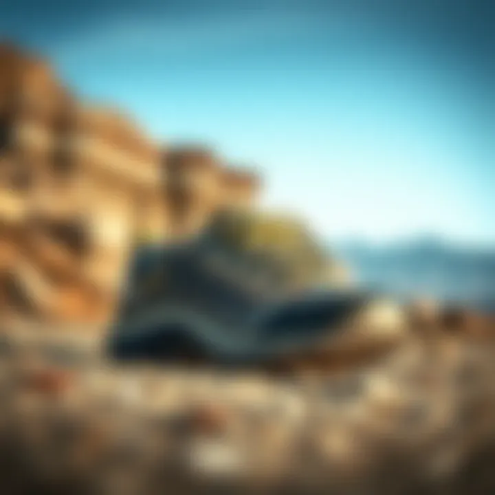 Innovative design showcasing the Merrell camp shoes