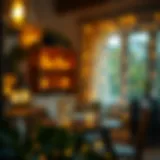 Elegant display of mini mason jar string lights in a cozy setting