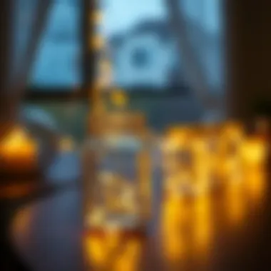 Unique uses of mini mason jar string lights in various decor styles