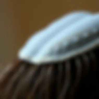 Texture and Grip of Non-Slip Wig Accessory Close-up view highlighting the texture and grip of a non-slip wig accessory