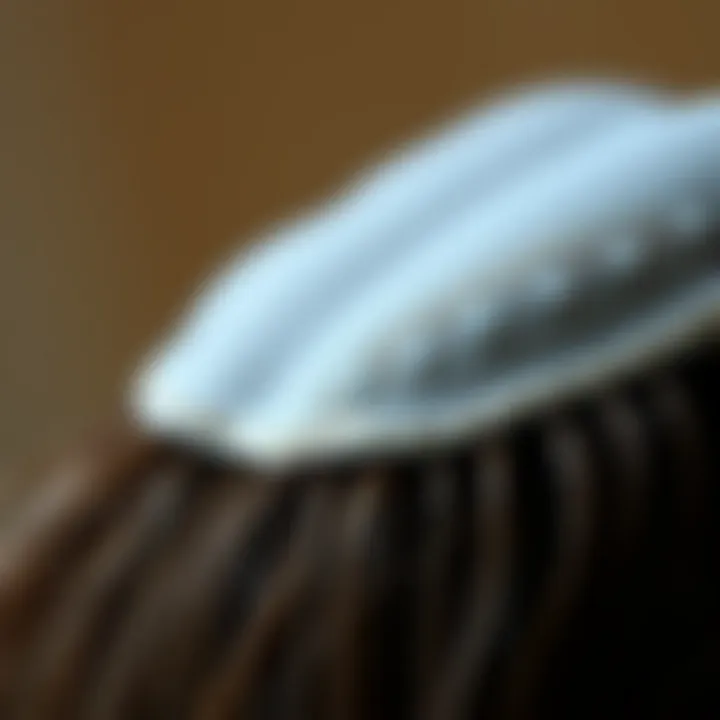 Texture and Grip of Non-Slip Wig Accessory Close-up view highlighting the texture and grip of a non-slip wig accessory