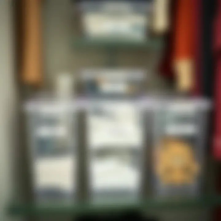Organized wardrobe featuring crystal clear containers with labels