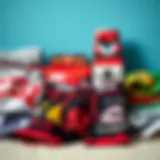 A colorful array of personalized boxers showcasing unique designs