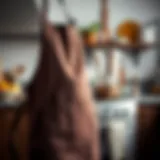 Artistic representation of personalized cooking aprons showcasing unique designs