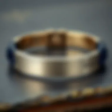 Personalized medical bracelet with intricate engraving details