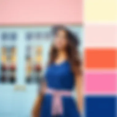 Vibrant Color Palettes for Preppy Styles Color palette showcasing vibrant preppy hues