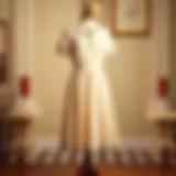 The Elegance of Preppy Aesthetics Elegant preppy dress displayed against a classic backdrop