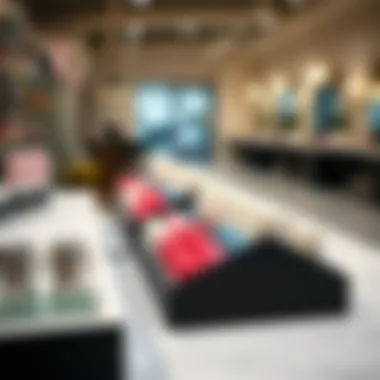 An organized salon setting featuring nail polishing blocks as part of the nail care routine.