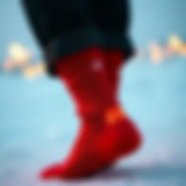 Challenges in the Use of Self-Heating Socks Conceptual image highlighting potential challenges of self-heating socks