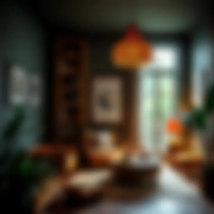 A serene room showcasing the impact of soundproofing solutions